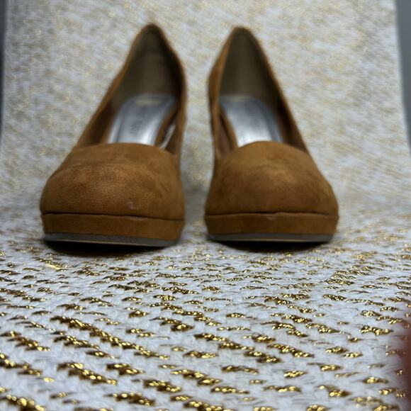 Marco Tozzi Suede Heels-UK6/39/US8-New, Brown 4” heel .5”‎ platform - Picture 3 of 6
